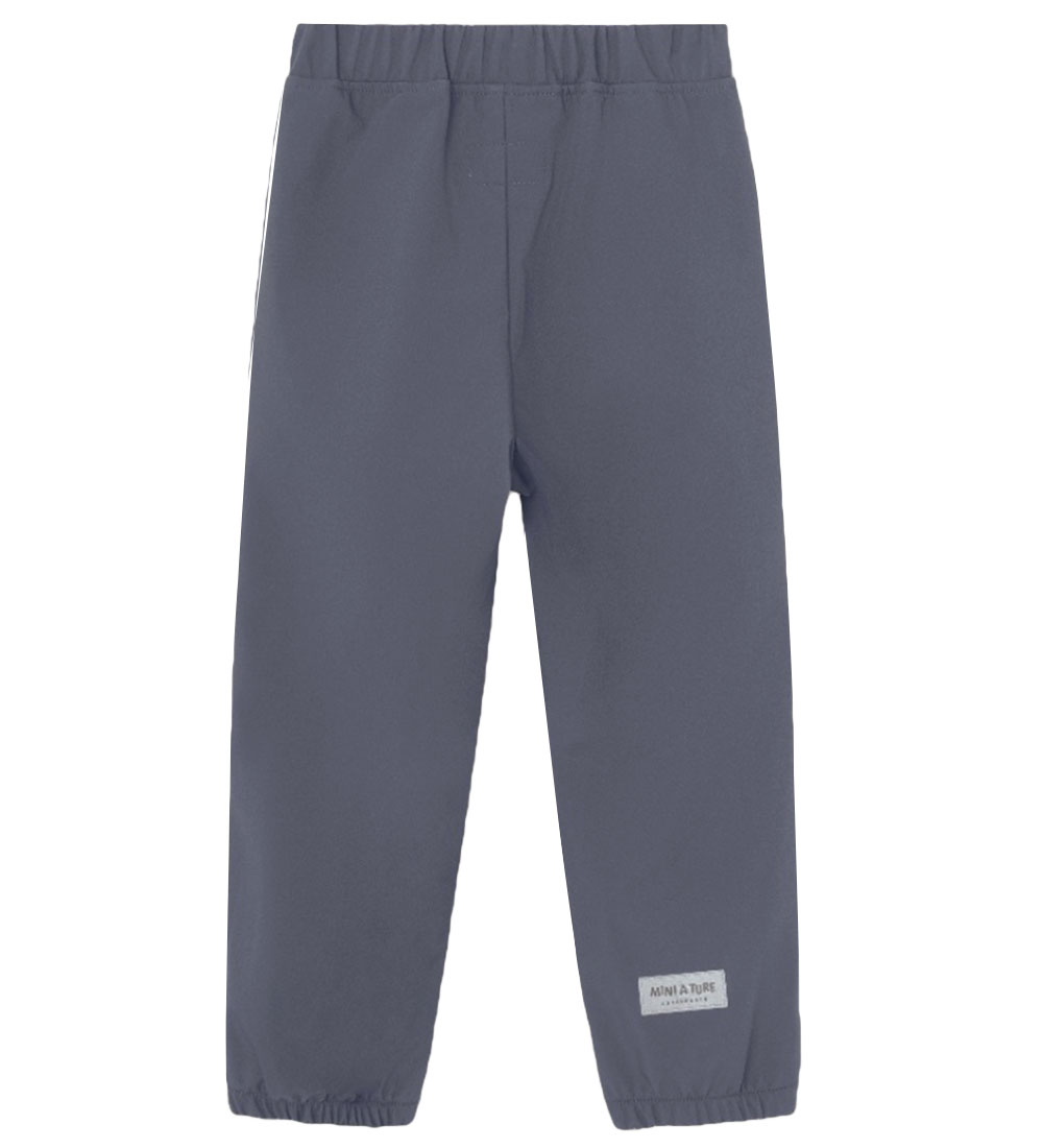 Pantalon softhell av. Polaire Mini A Ture - MatAian - Ombre Blue