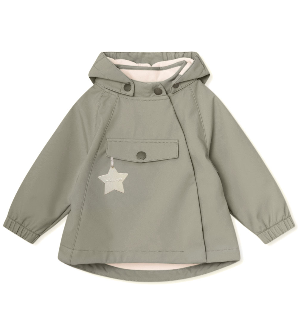 Mini A Ture Softshelljacke m. Fleece - MatWai - Vert