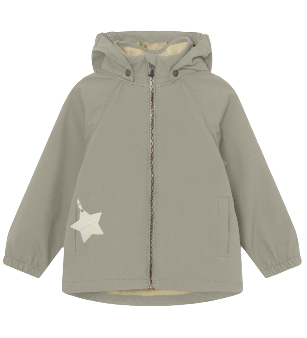 Mini A Ture Softshelljacke m. Fleece - MatAden - Vert