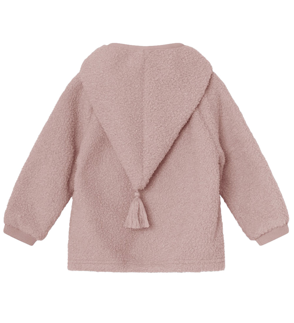 Mini A Ture Fleece Jas - Teddy - MatLiff - Cloudy Rose