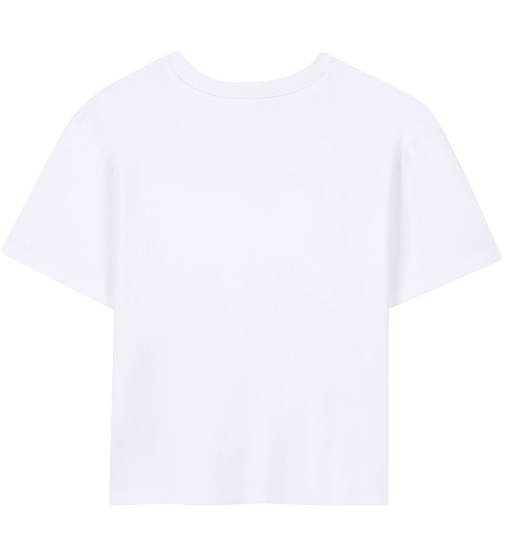Little Marc Jacobs T-shirt - White/Pink w. Heart