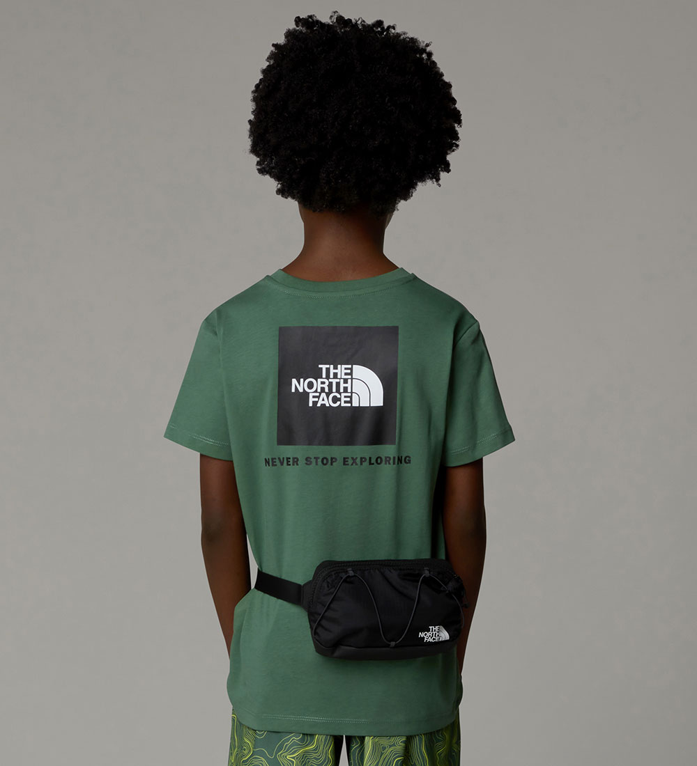The North Face T-shirt - Box - Duck Green w. Print