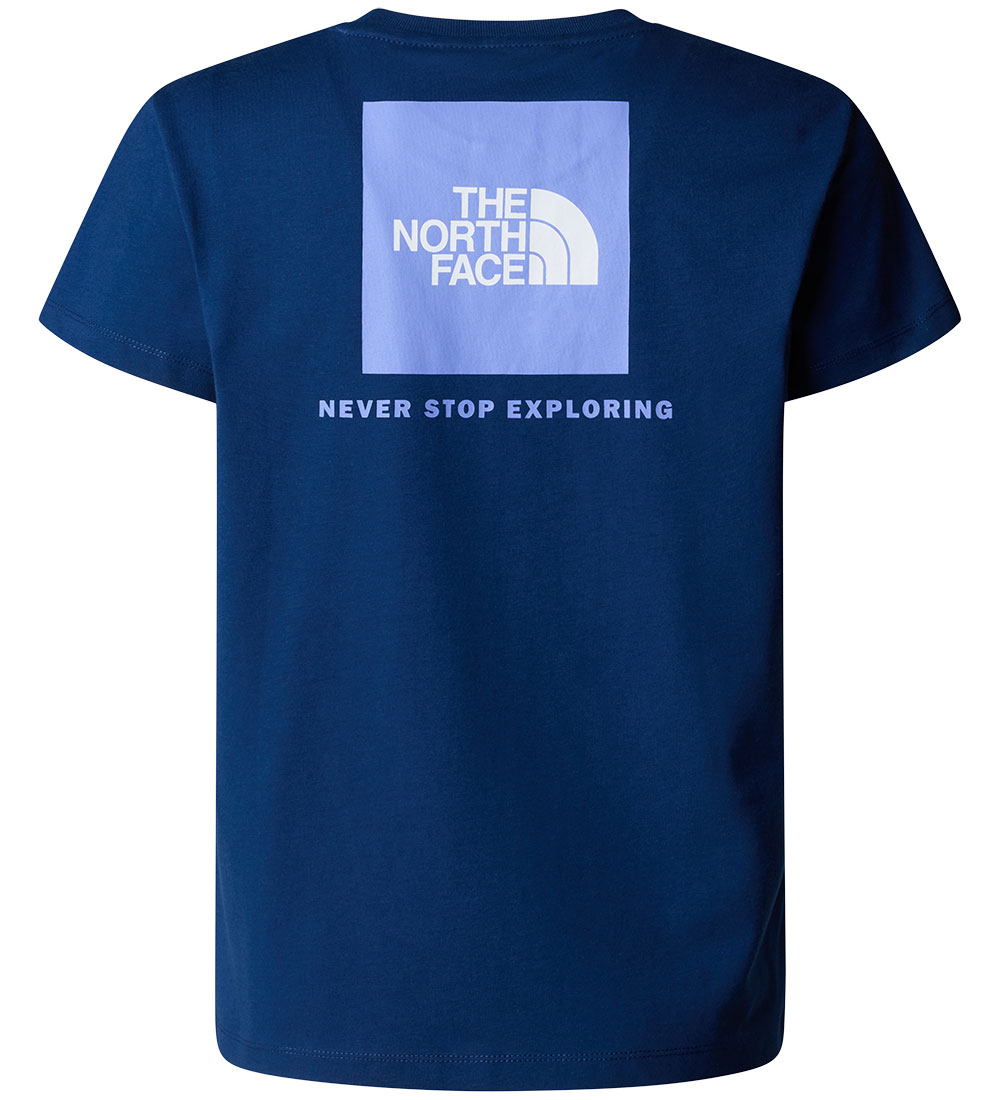 The North Face T-shirt - Box - Estate Blue w. Light blue