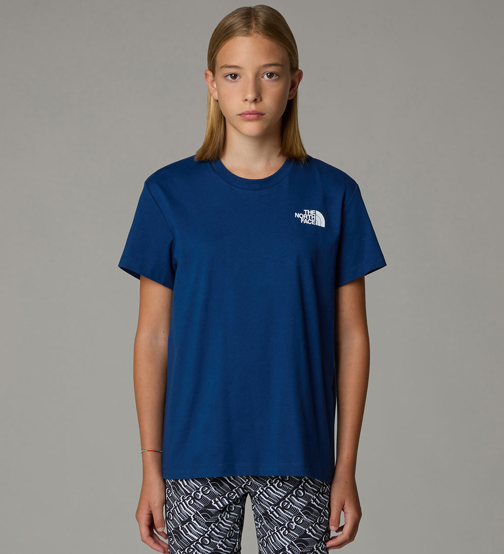 The North Face T-shirt - Box - Estate Blue w. Light blue