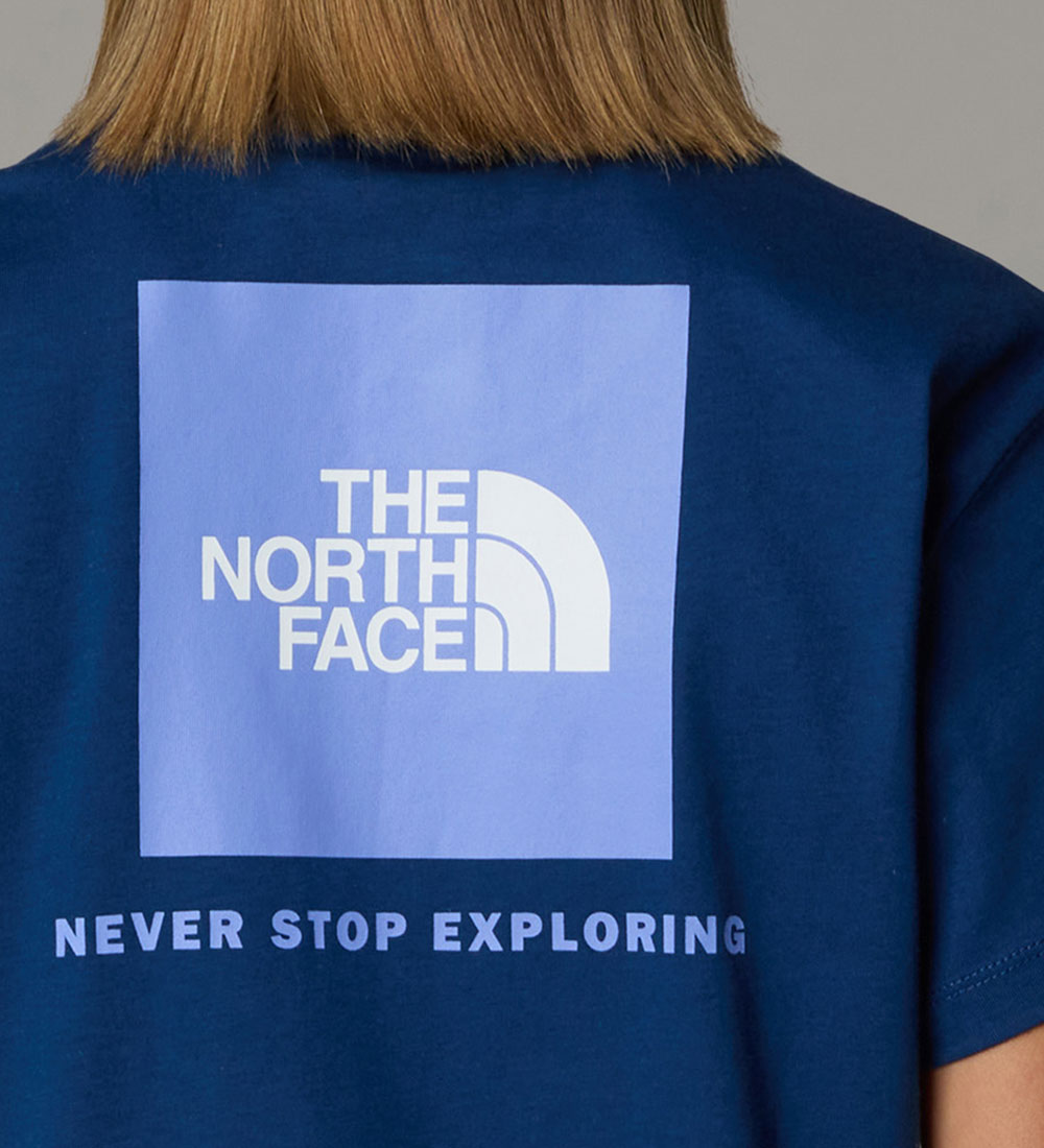 The North Face T-shirt - Box - Estate Blue w. Light blue