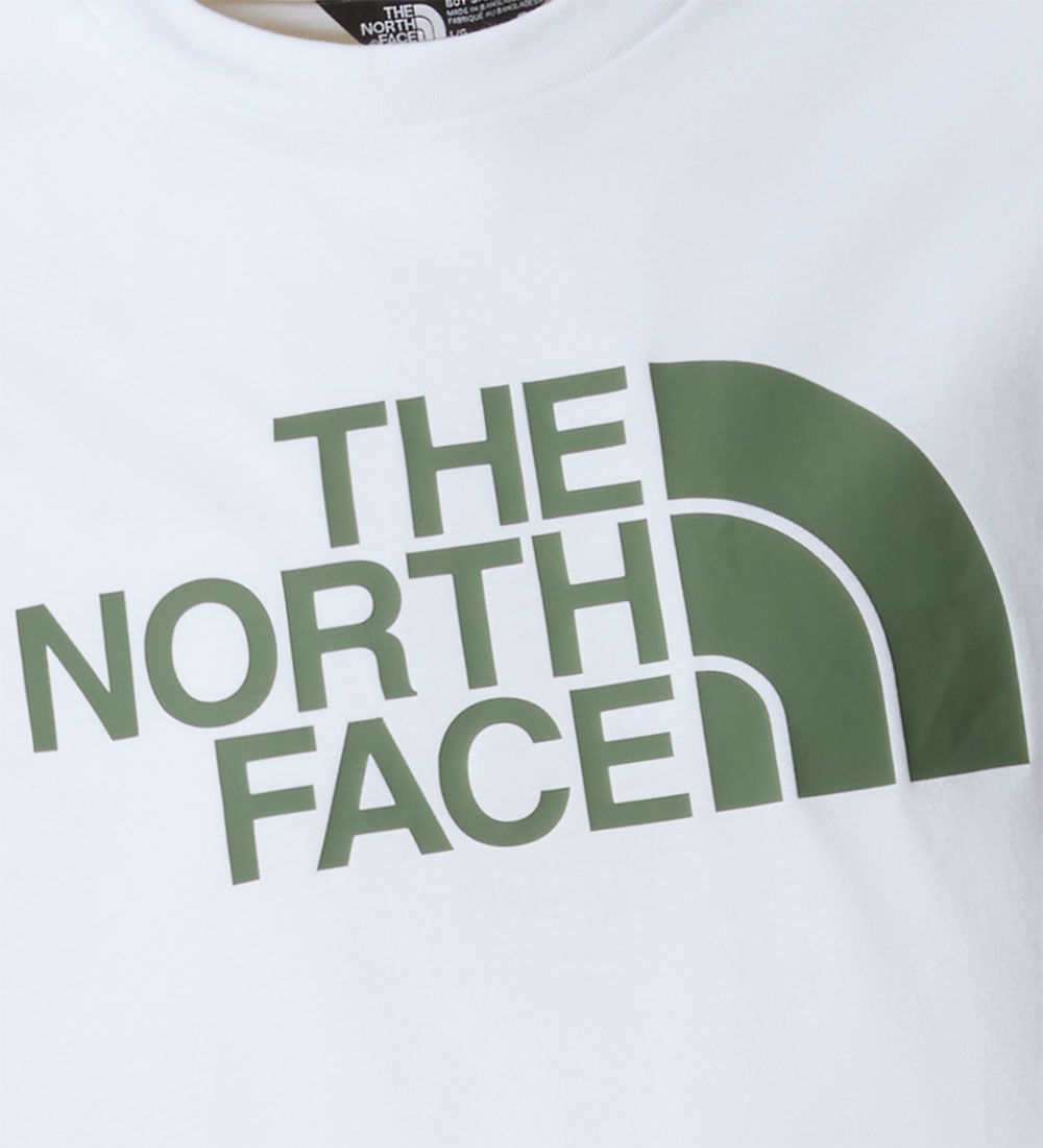T-Shirt The North Face - Easy - Blanc/Canard Green