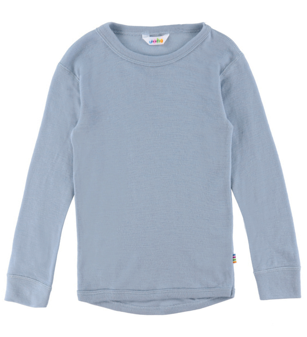 Joha Blouse - Wool - Dusty Blue