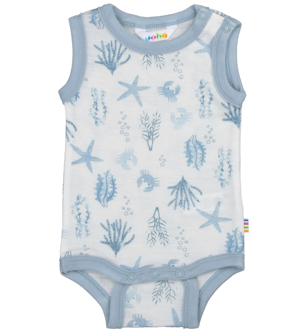 Joha Bodysuit u/æ - Wool - Light blue w. Print