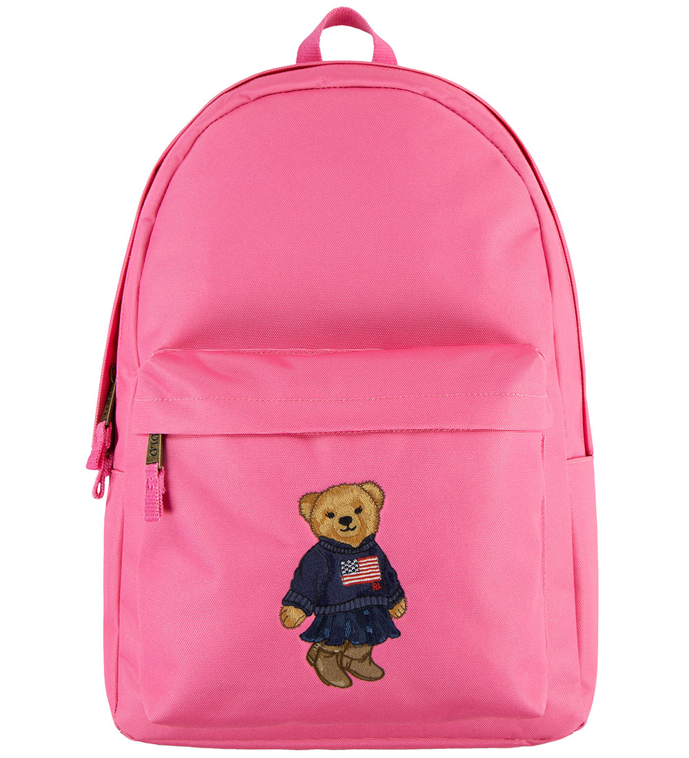 Polo Ralph Lauren Backpack - Lower Pink w. Soft Toy