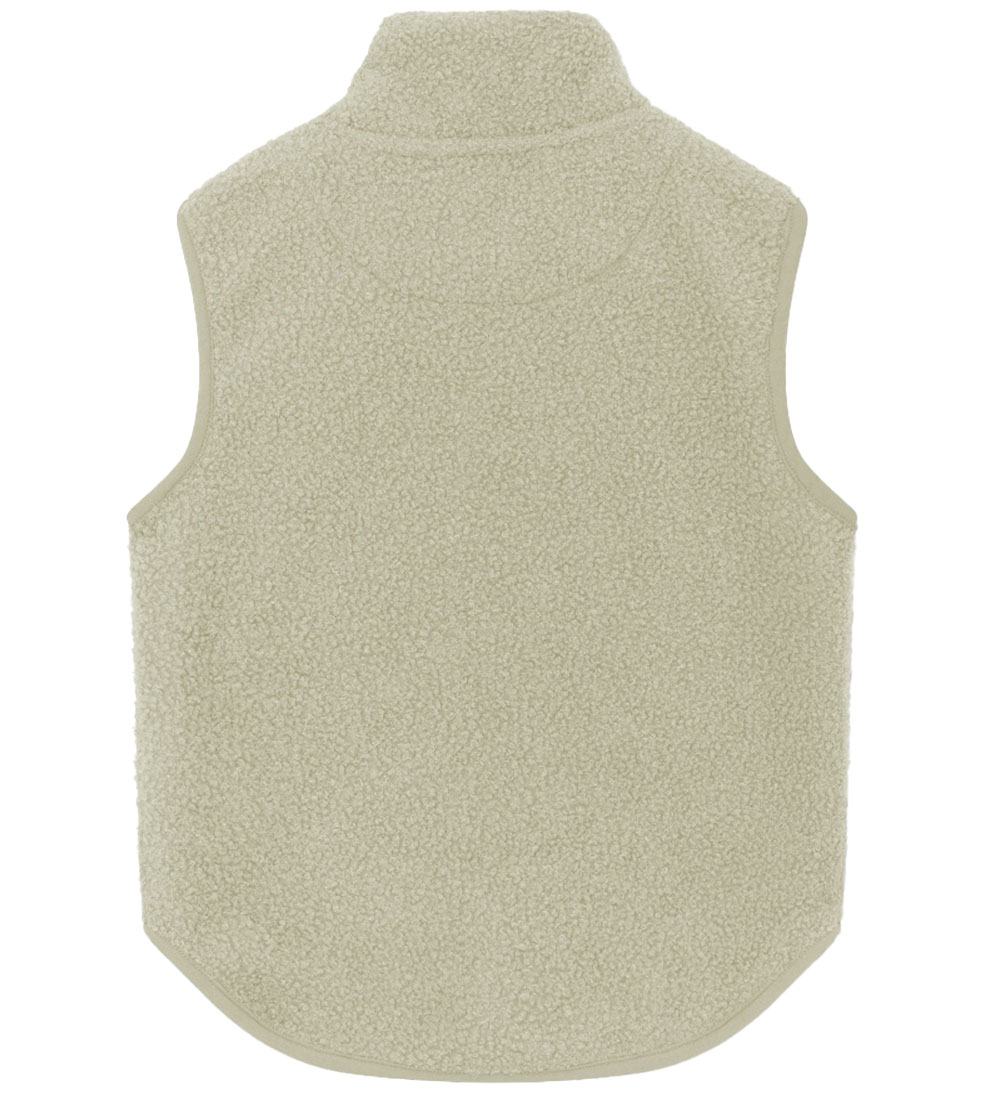 Mini A Ture Fleece Vest - Teddy - MatBattal - Elm Green