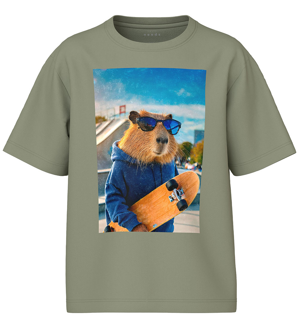 Name It T-shirt - NkmVoto - 2-Pack - Tea/Bright White