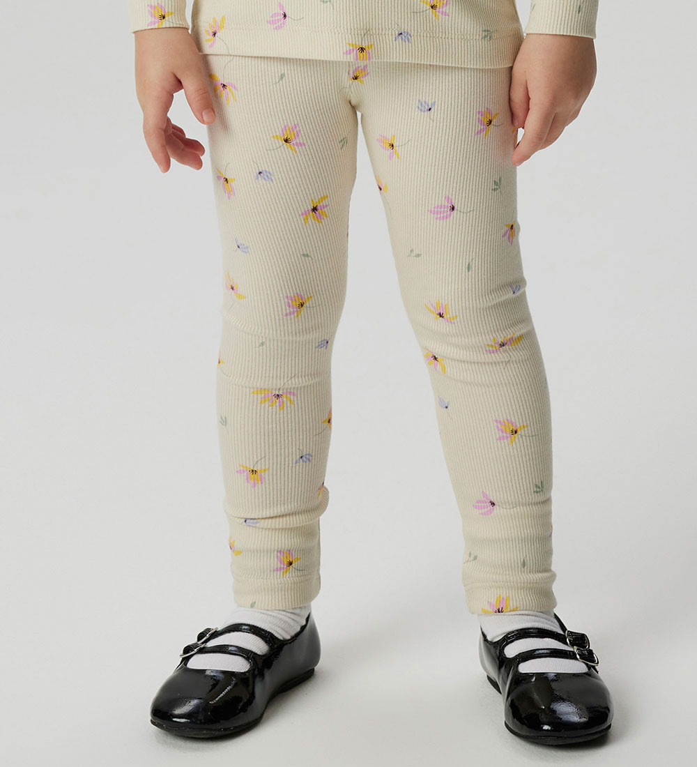 Name It Leggings - Rib - NmfTasha - Summer Sand