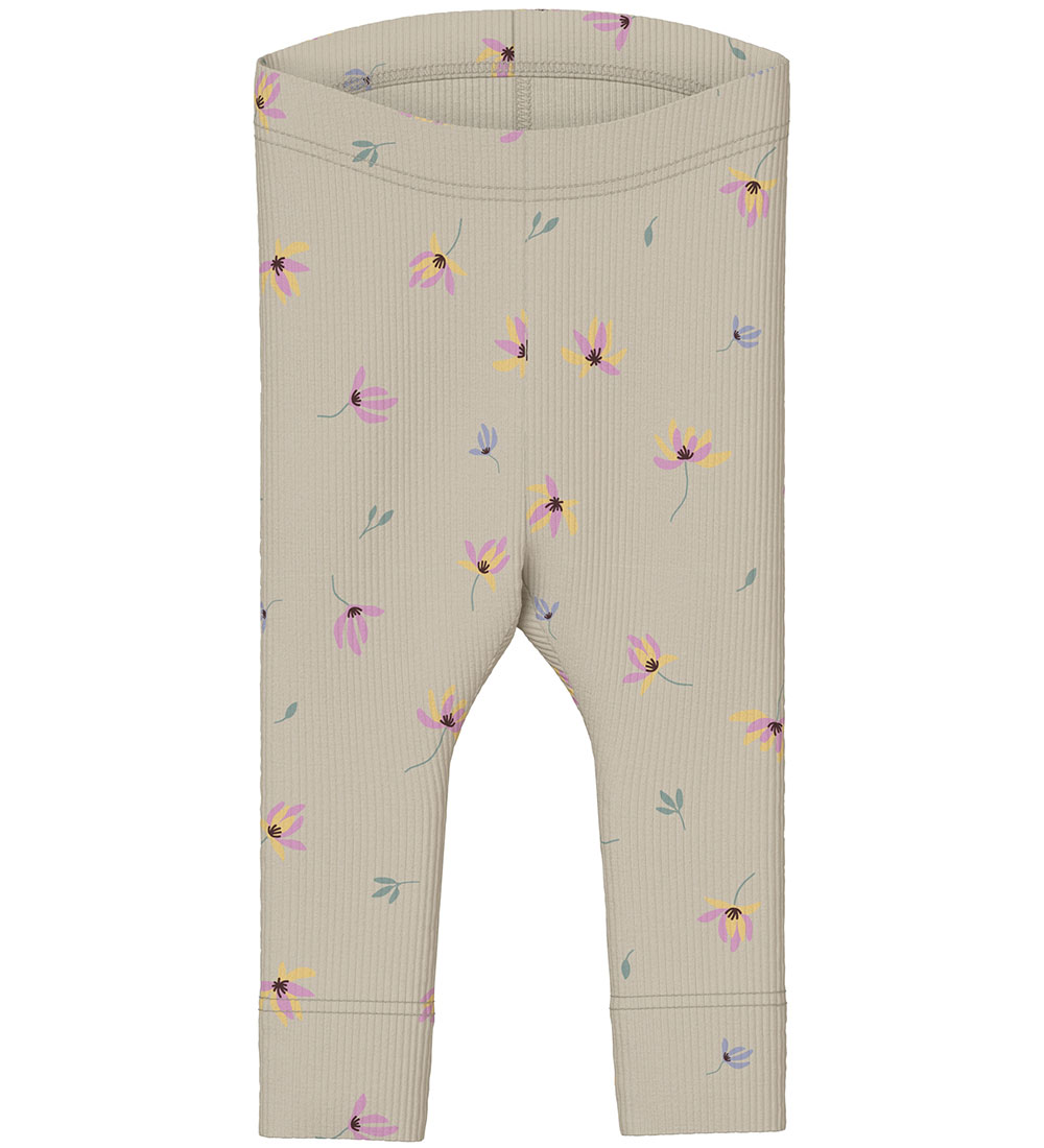 Name It Leggingsit - Joustinneule - NbfTasha - Summer Hiekka