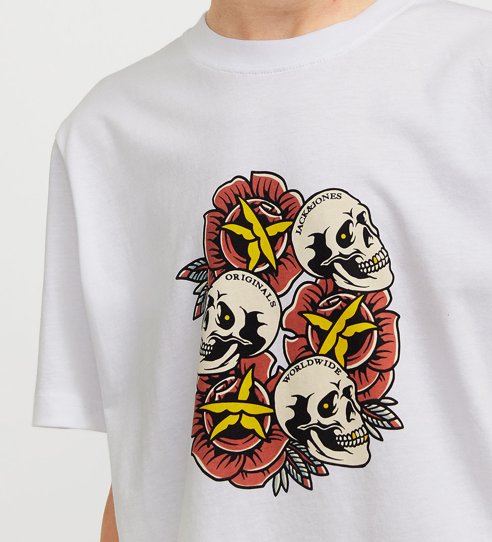 Jack & Jones T-Shirt - Joranatomie - Bright White
