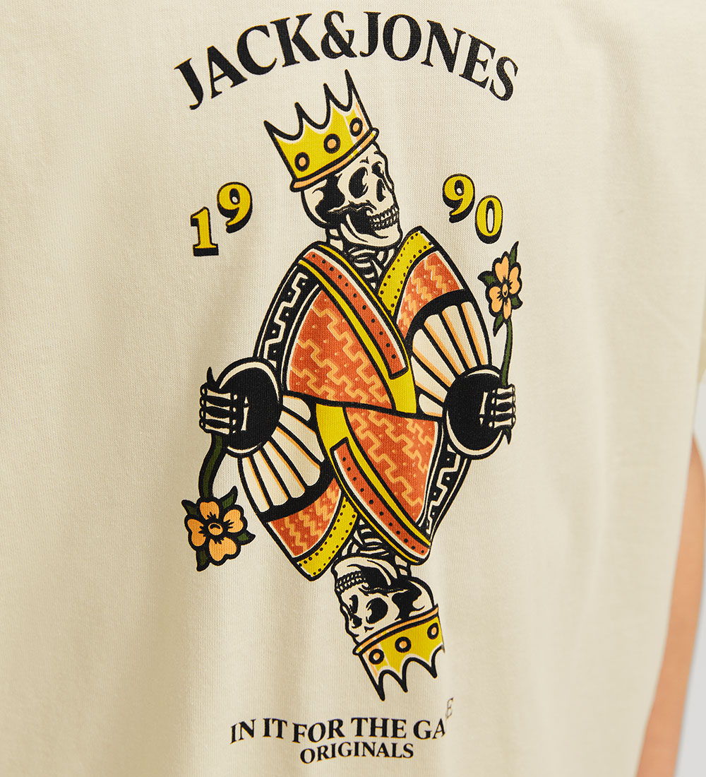 Jack & Jones T-shirt - Anatomy - Antique White