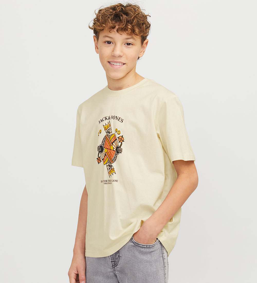 Jack & Jones T-shirt - Anatomy - Antique White