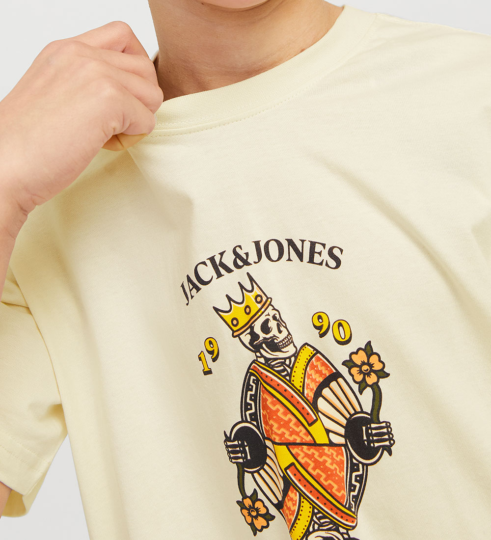 Jack & Jones T-shirt - Anatomy - Antique White