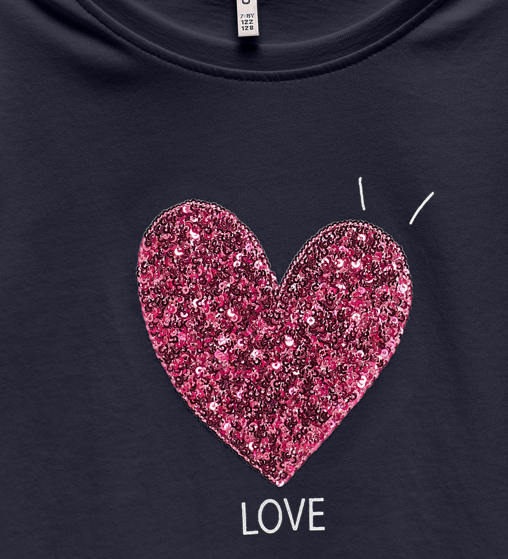 Kids Only T-shirt - CookCandy - Night Sky/Love