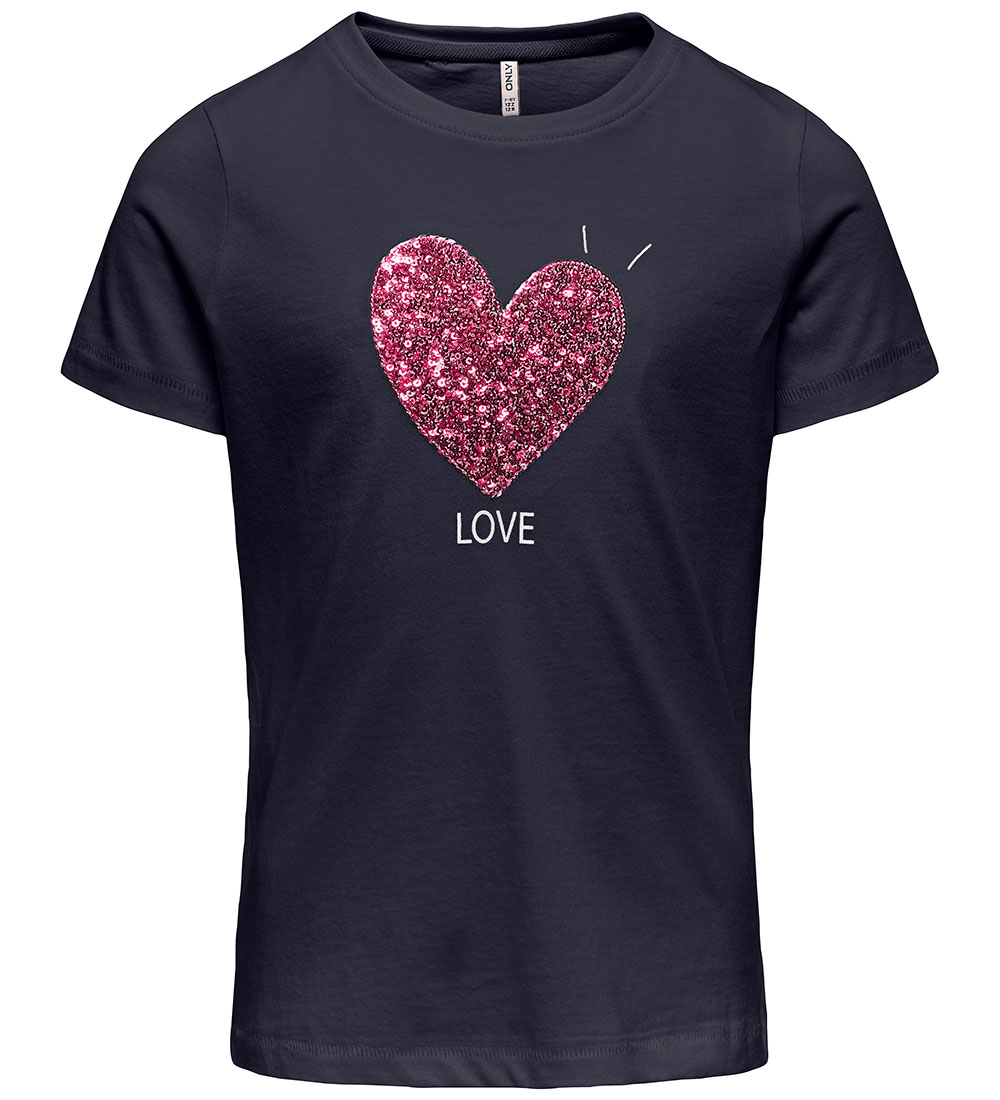Kids Only T-shirt - CookCandy - Night Sky/Love