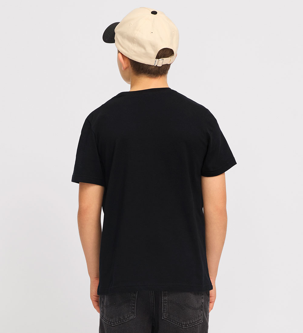 Jack & Jones T-shirt - JjSimon - Black/BIG
