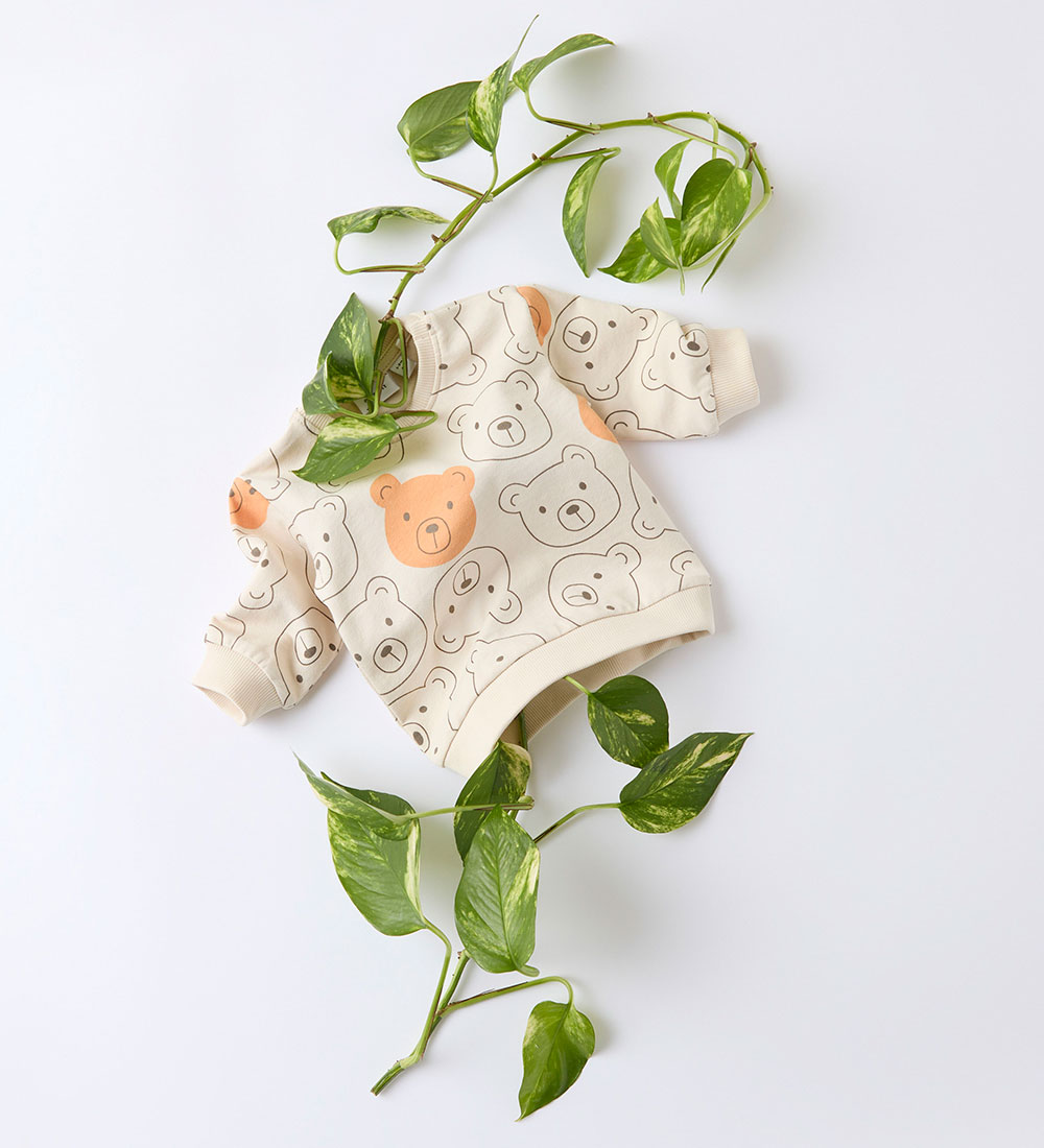 Name It Sweatshirt - NbnBare - Summer Zand m. Beren