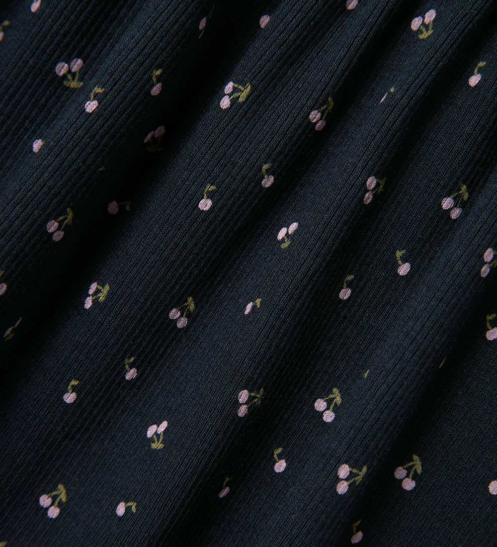 Name It Kleid - Rib - NmfBebeth - Navy Blazer m. Kirsche