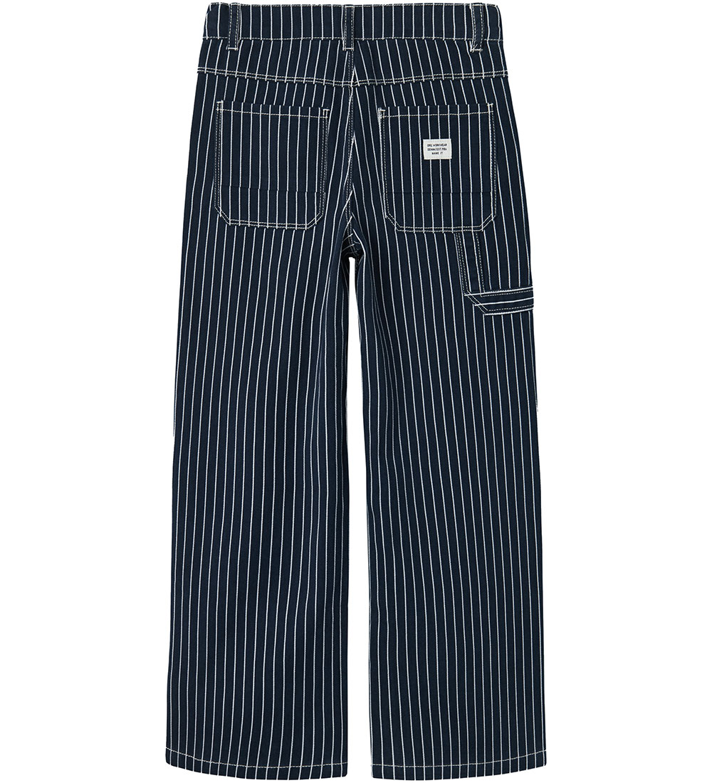 Name It Jeans - Wide - NkfRose - Navy Blazer Stripe