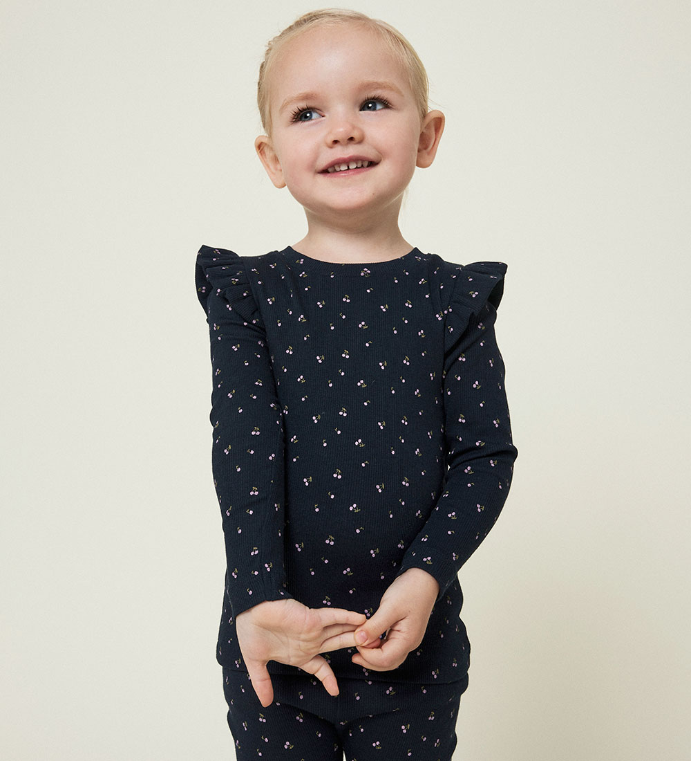 Name It Blússa - Rib -NmfBabeth - Dökkblátt Blazer