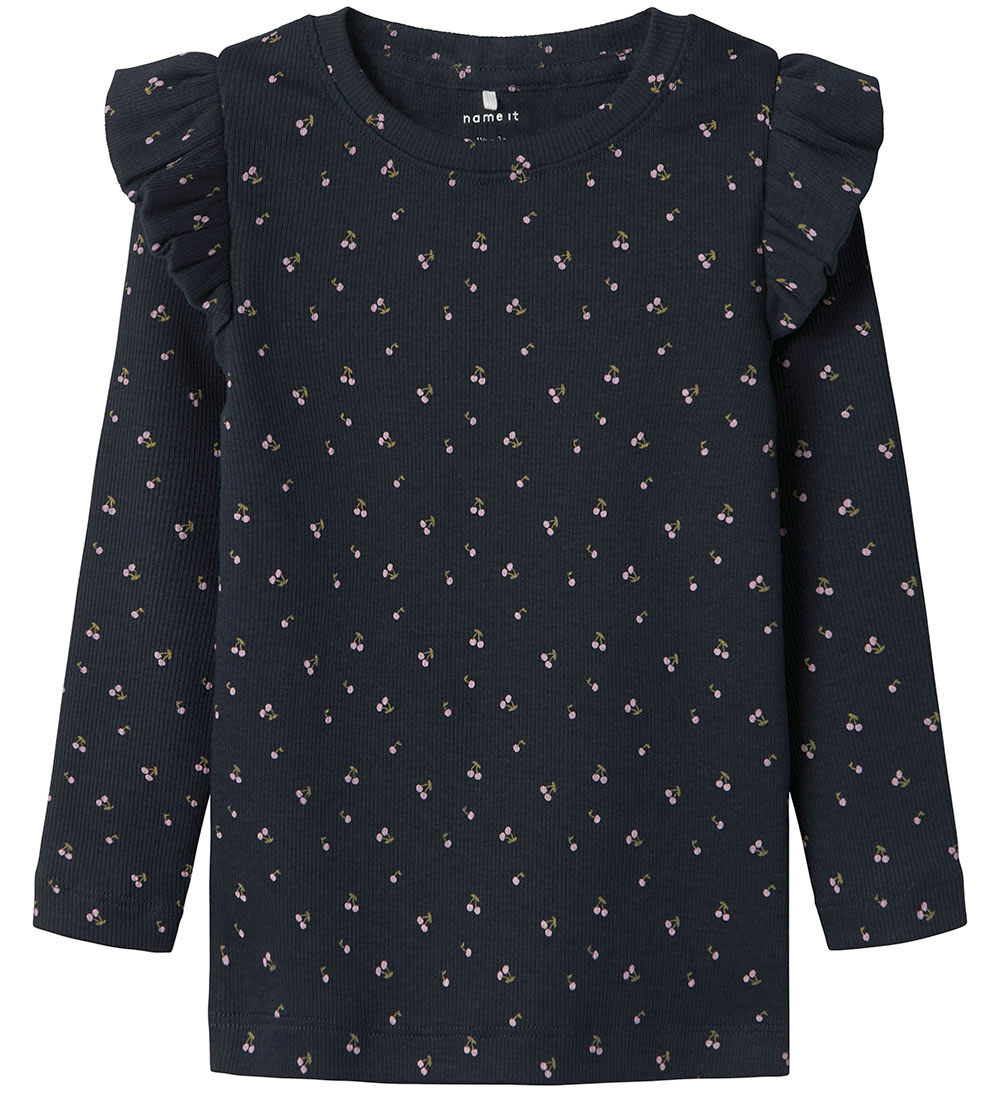 Name It Blússa - Rib -NmfBabeth - Dökkblátt Blazer