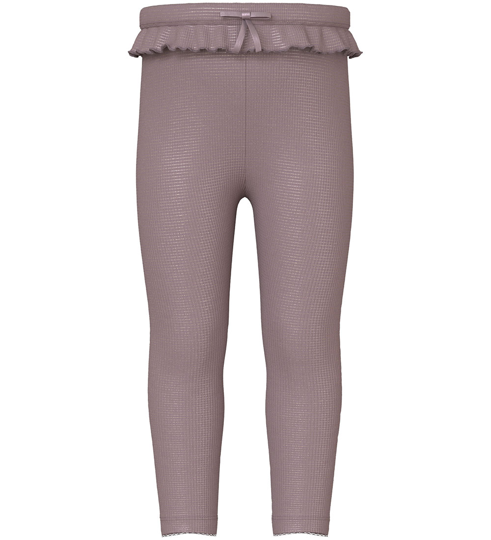 Name It Leggings - Rib - NmfBinnie - Elderberry