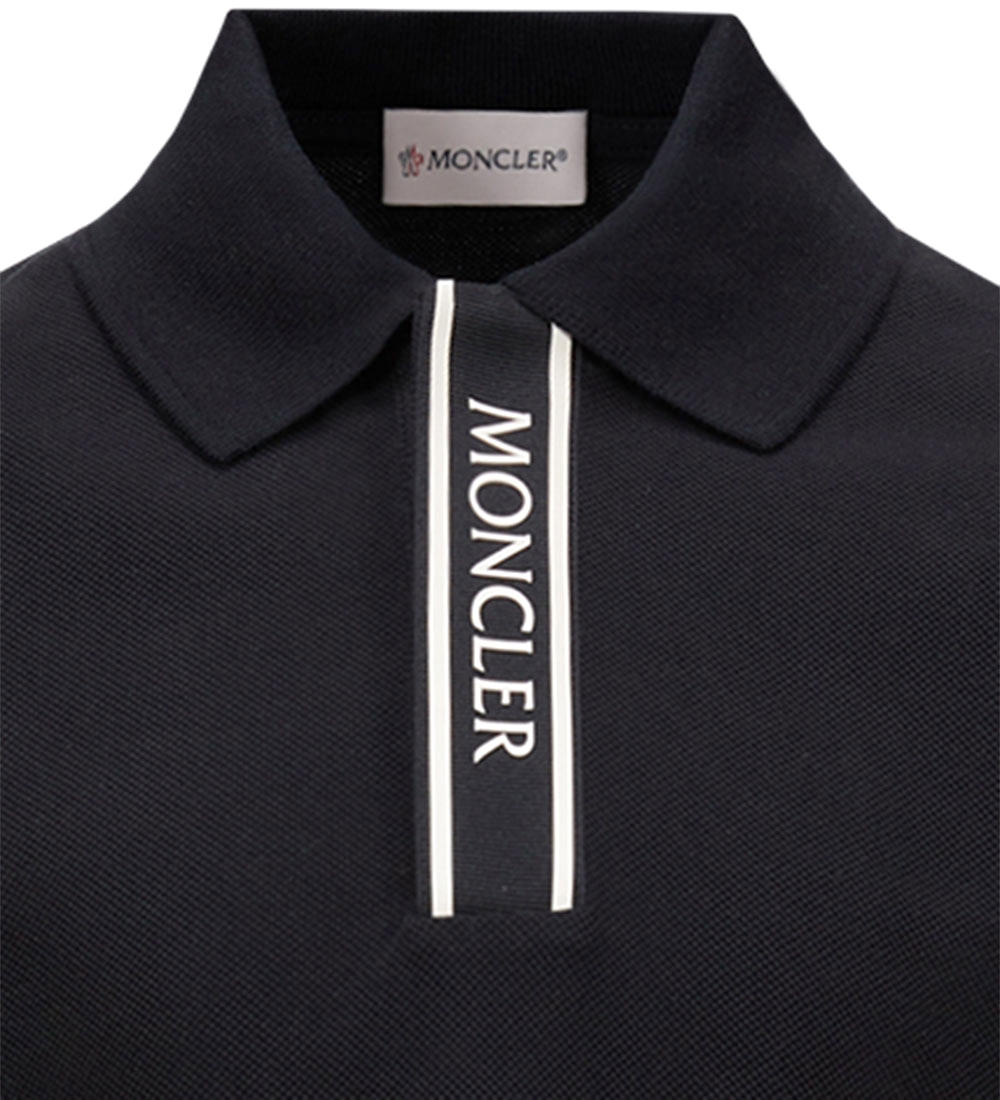 Moncler Polo - Navy w. White