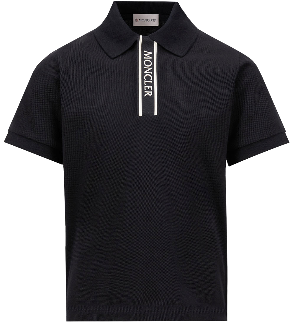 Moncler Polo - Navy w. White