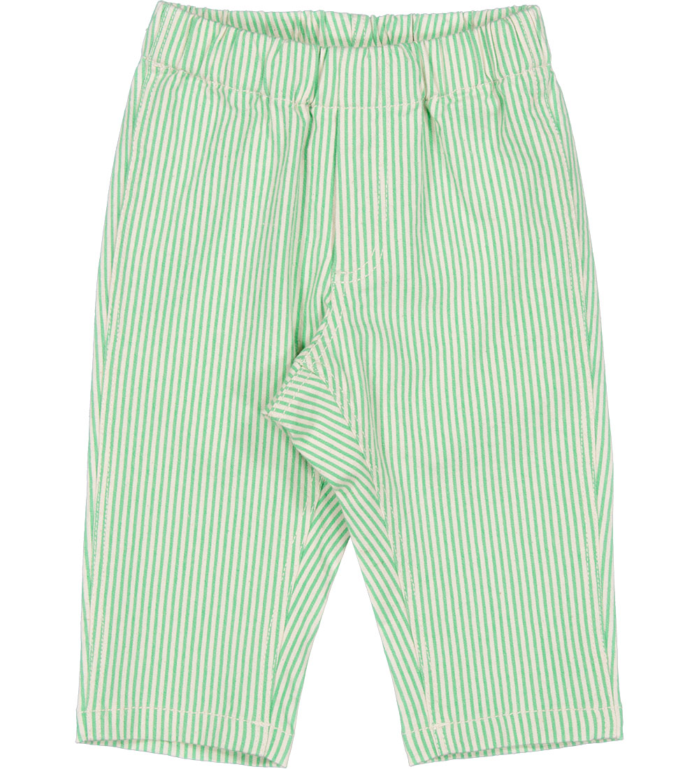 MarMar Trousers - Polle - Cale Green Stripe
