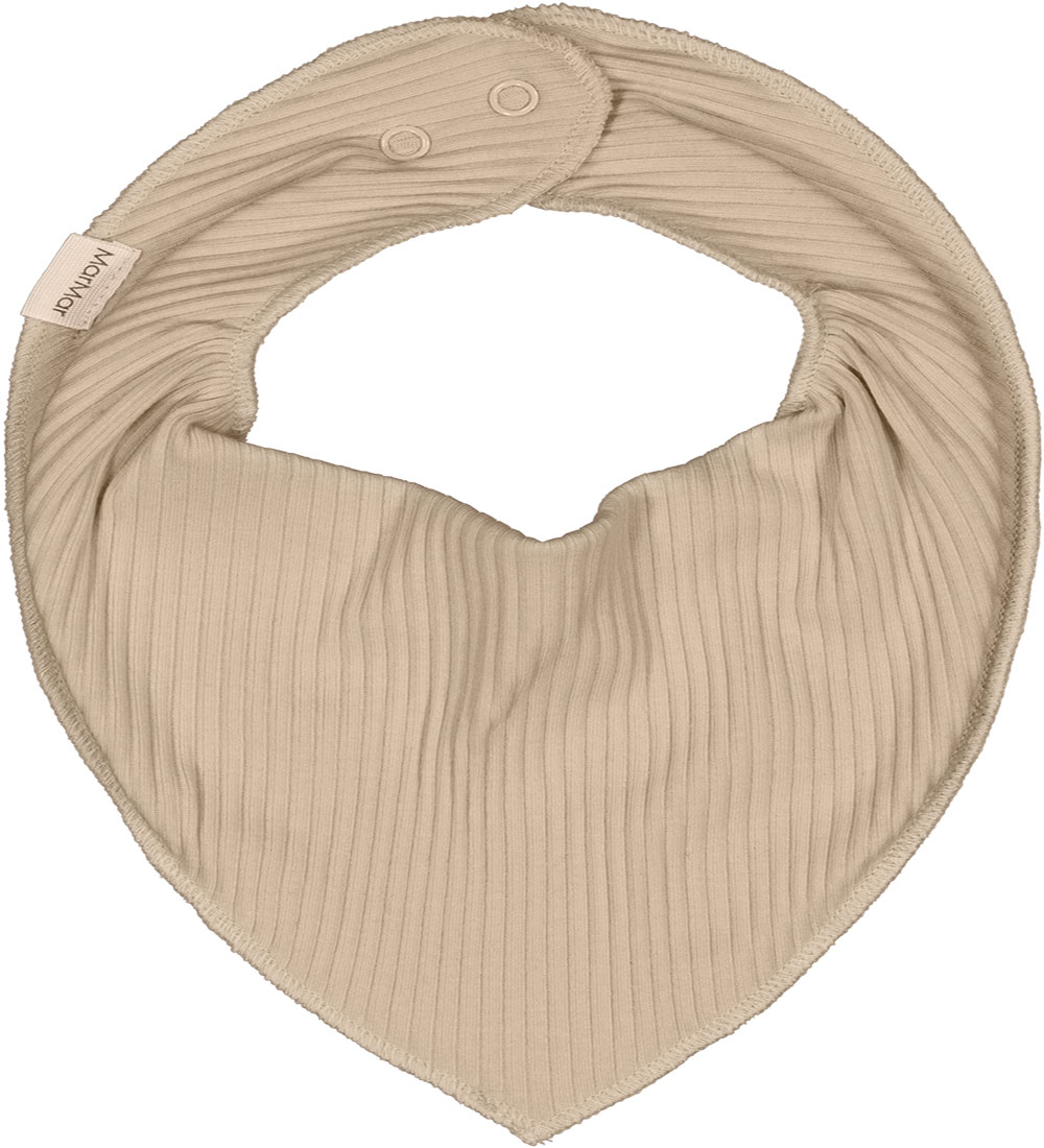 MarMar Teething Bib - Rib - Modal - Stone Wall