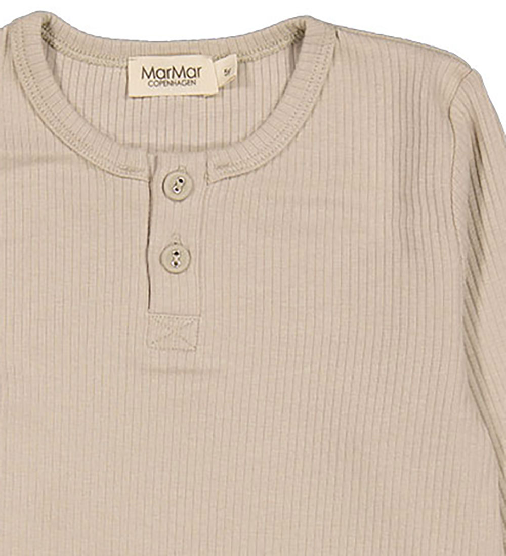 MarMar Blouse - Rib - Modal - Stone Wall