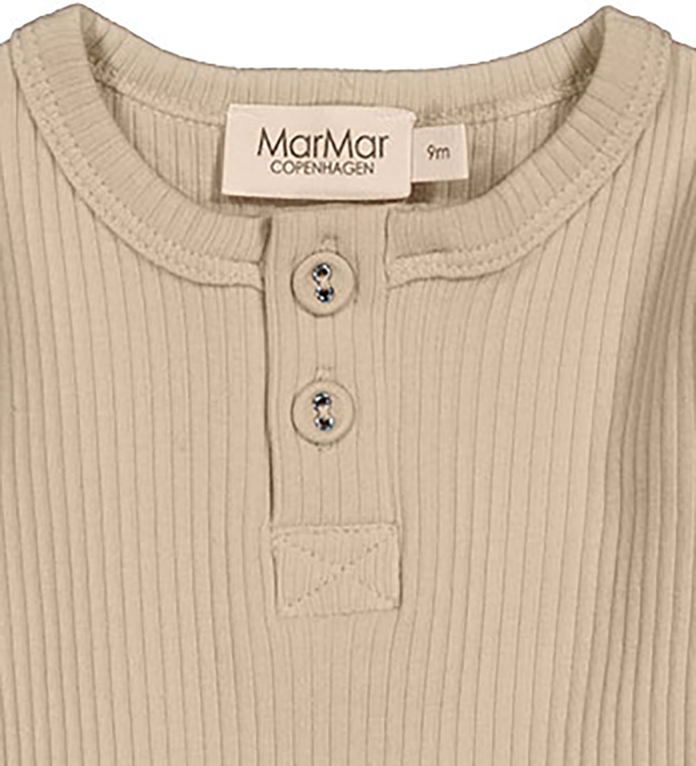 MarMar Bodysuit L/æ - Rib - Modal - Stone Wall