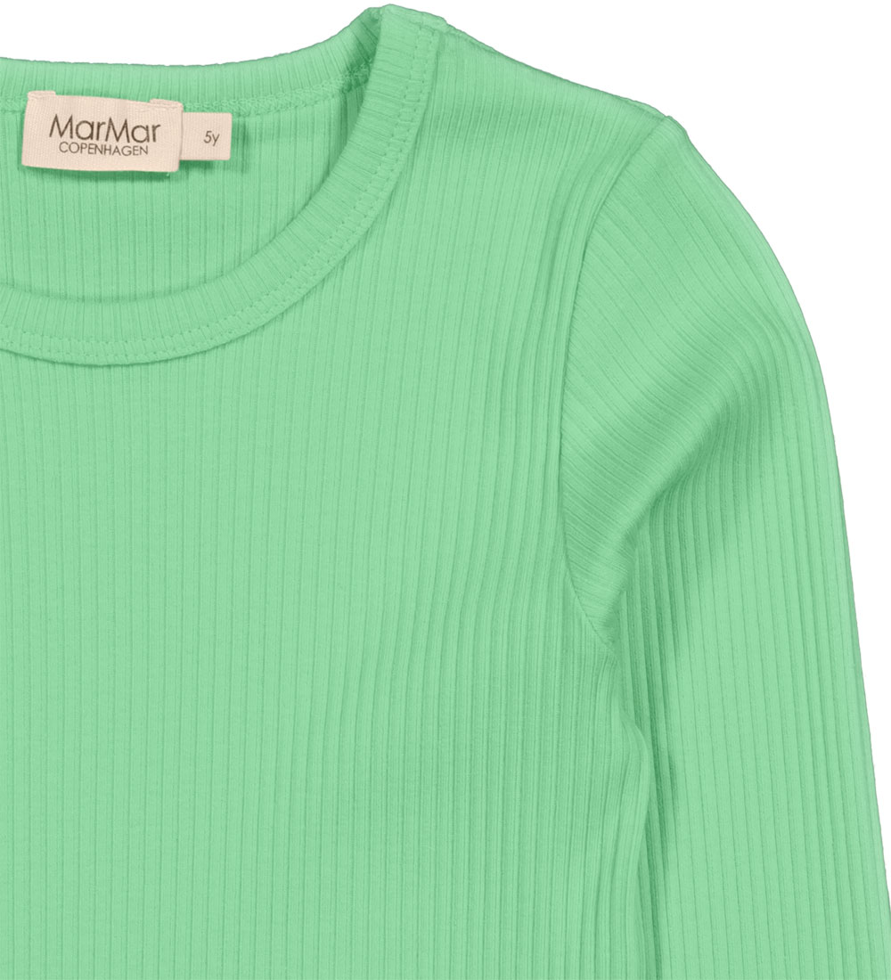 MarMar Blouse - Rib - Modal - Plain - Cale Green