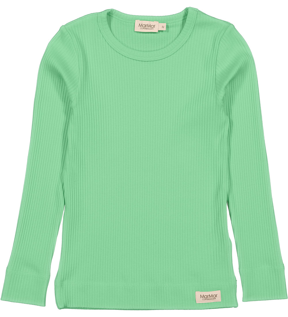 MarMar Blouse - Rib - Modal - Plain - Cale Green