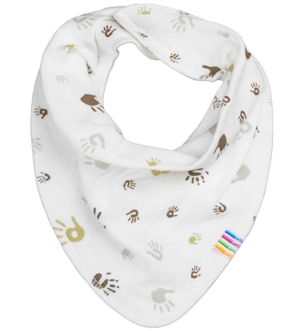 Joha Babylätzchen - Off White m. Print