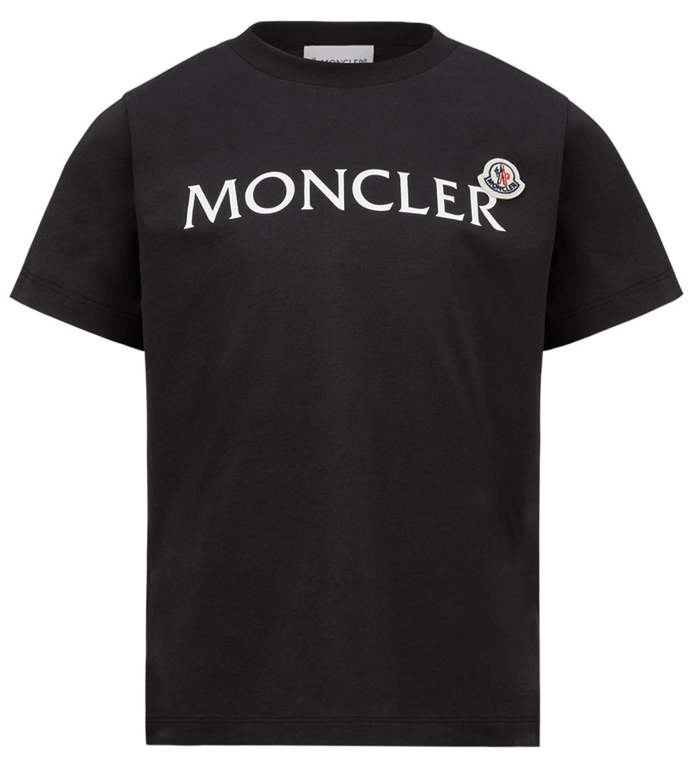 Moncler T-shirt - Svart m. Vit