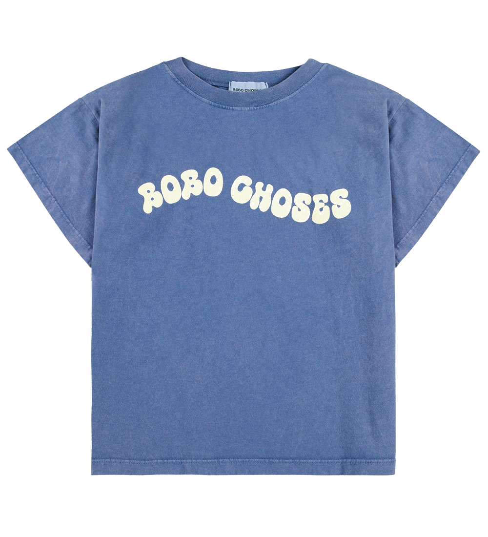 Bobo Choses T-shirt - Vågigt - Blå