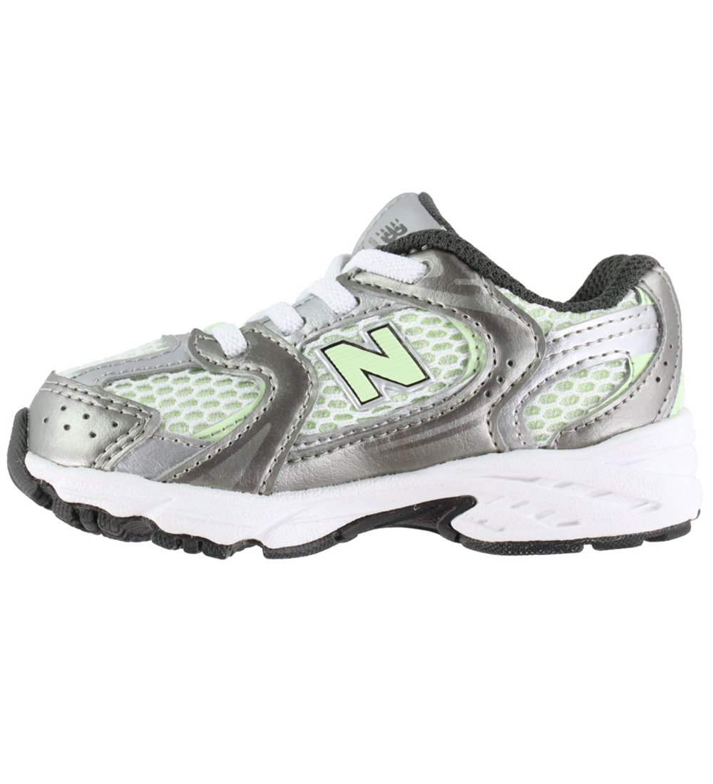 New Balance Skor - 530 - Dark Silver Metallic/Vit/Mint