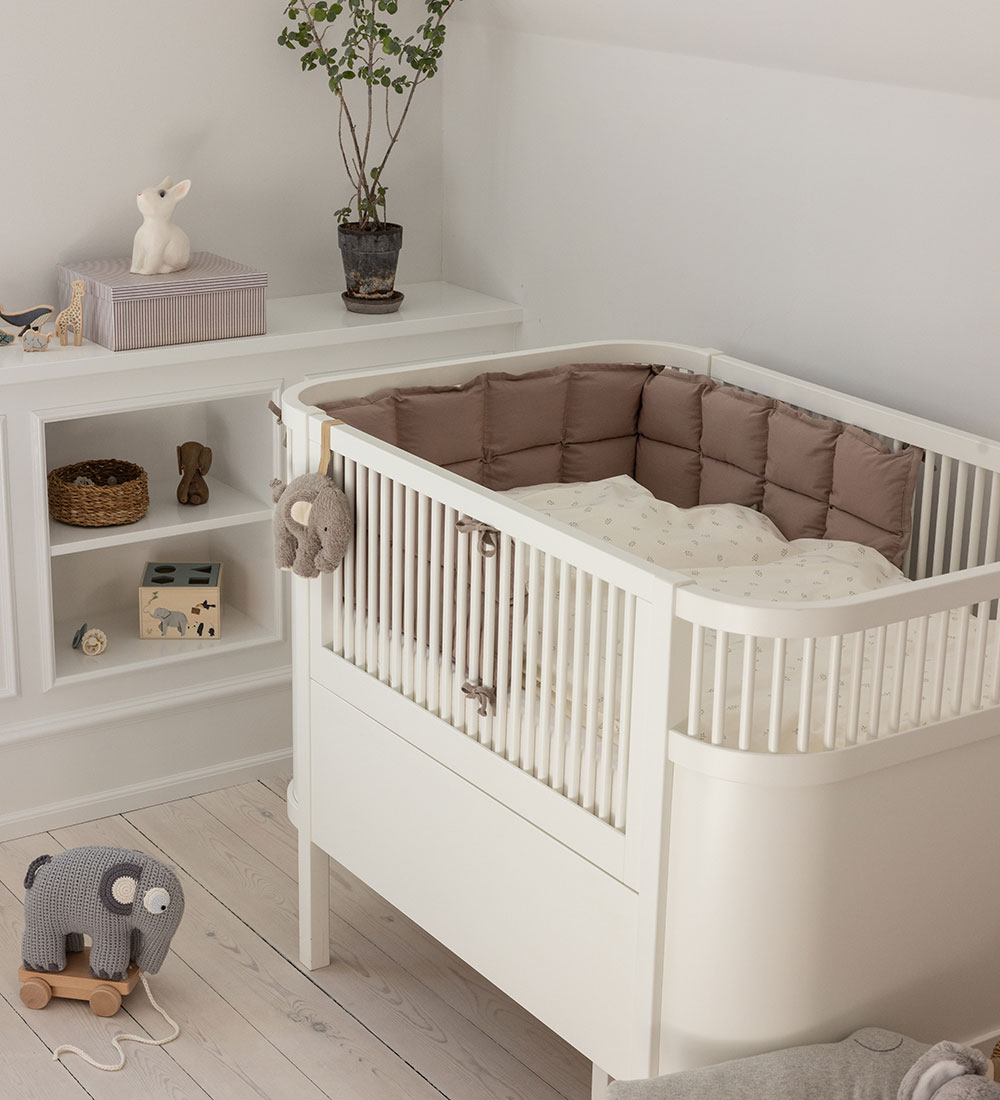 Sebra Spjälsängsskydd - Kapok - 180x26 cm - Brygga Beige