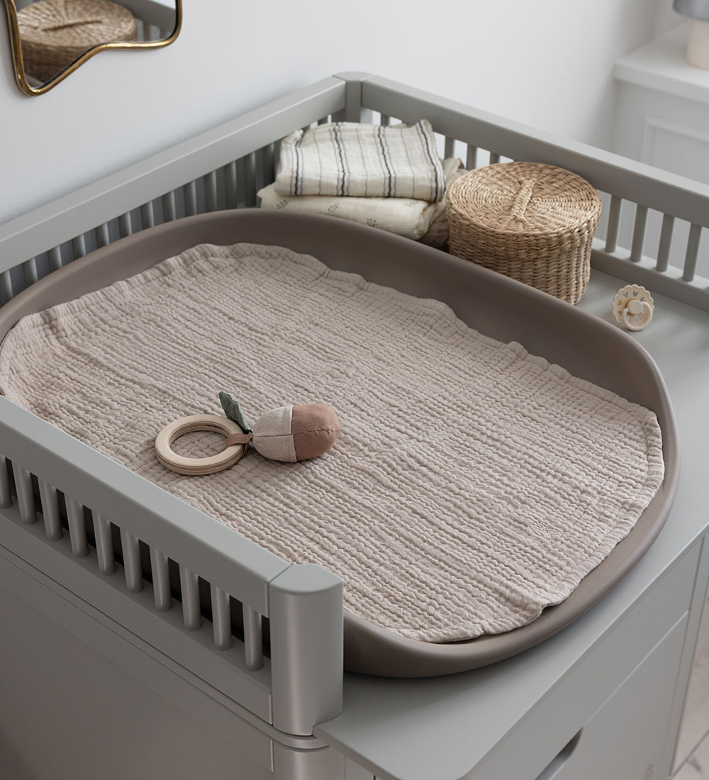 Sebra Changing Mat - 2-Pack - Muslin - Jetty Beige