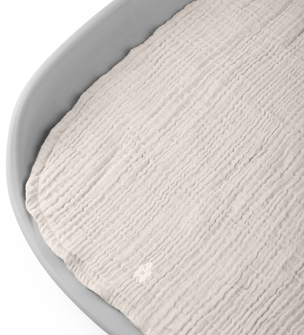 Sebra wickelunterlage - 2er-Pack - Musselin - Birkenrinde Rose