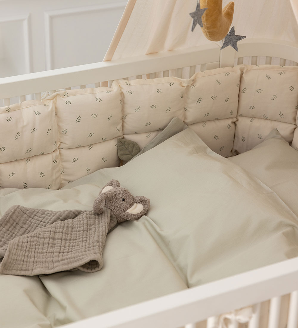 Sebra Sängkläder - Baby - Mist Green