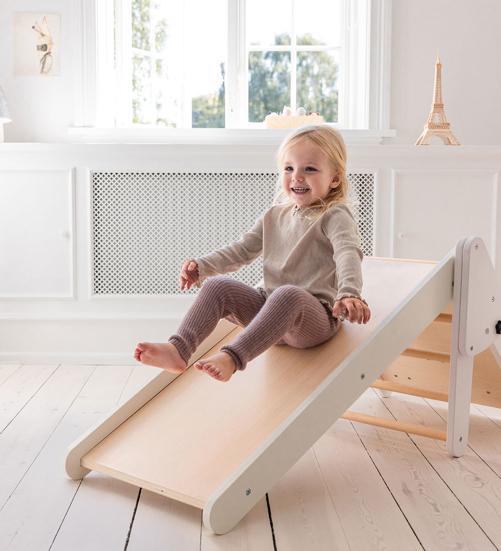 Sebra Climb- And Rollercoaster - 2-I-1 - White