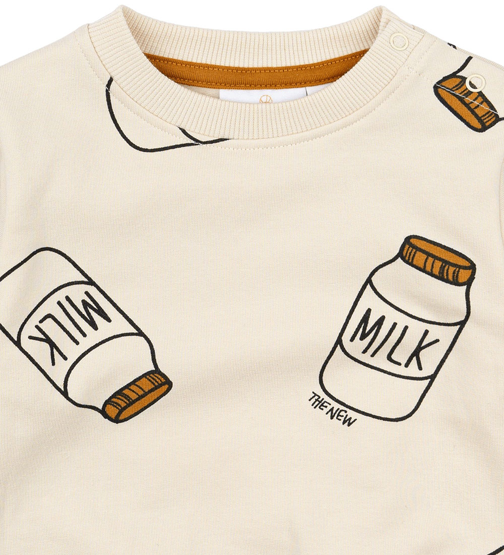 The New Siblings Sweatshirt - TnsbNilos - White Swan AOP