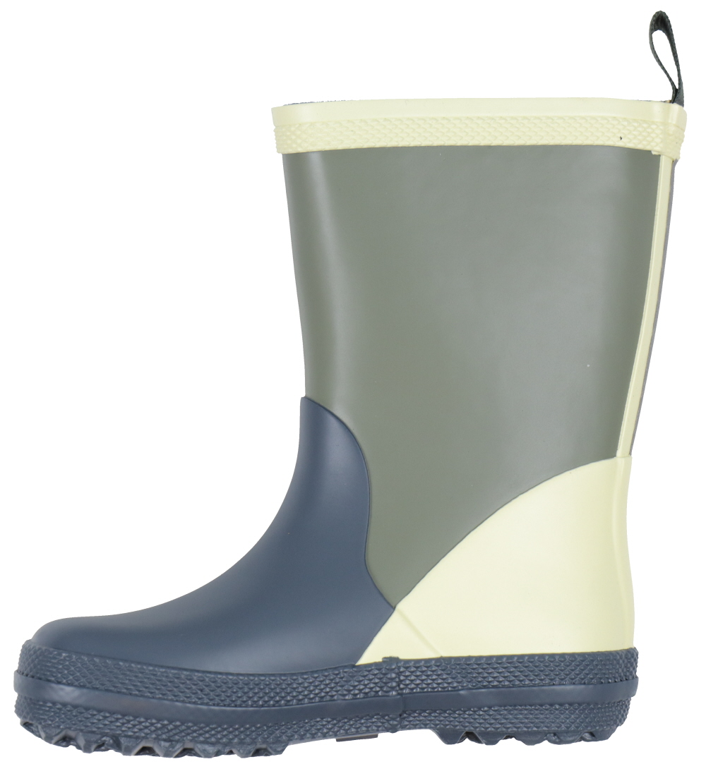 Bundgaard Gummistiefel - Charly High - Blue Multi Print