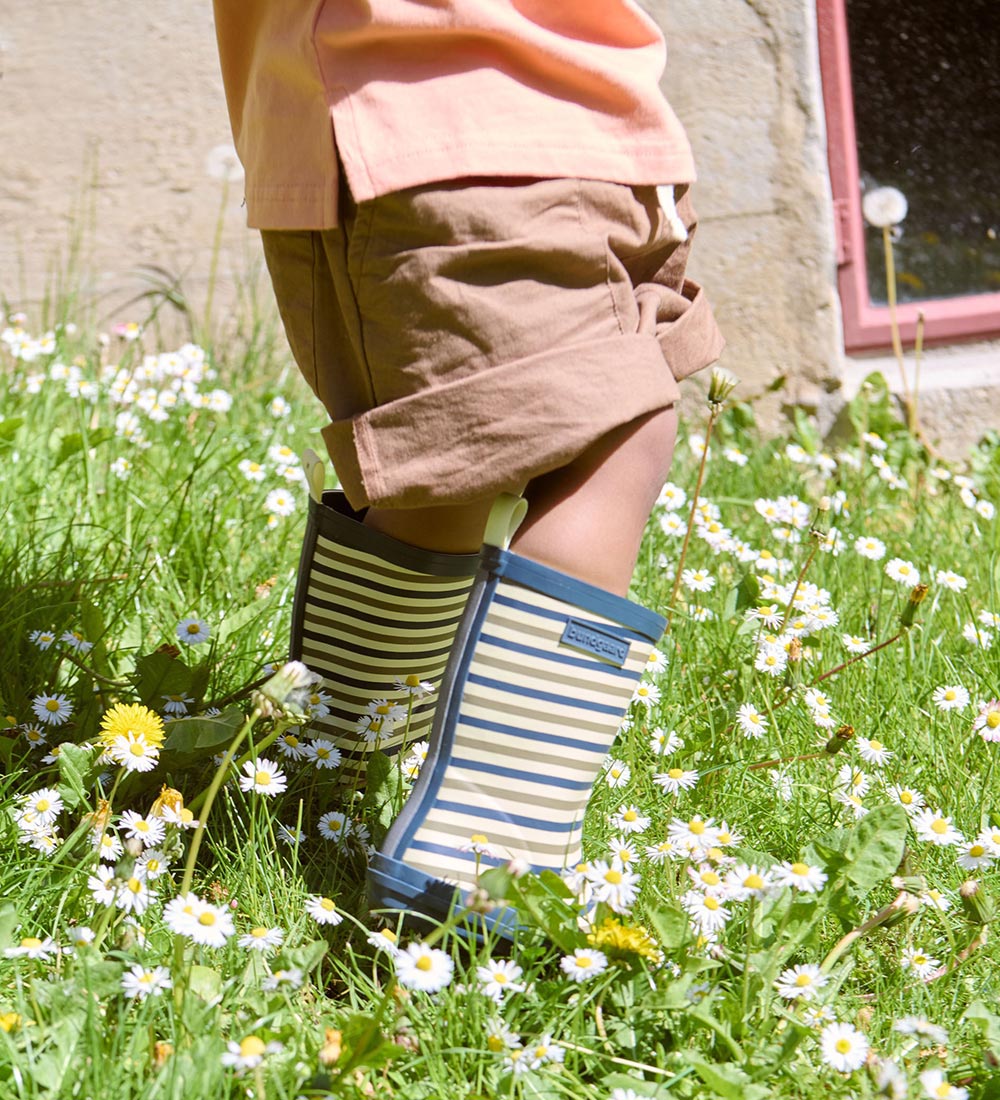 Bundgaard Rubber Boots - Charly High - Oceanic Stripe